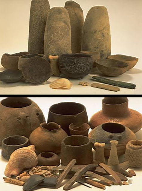 Ajuar de las tumbas nº 15 y nº 40, Los Millares - MAN Ajuar de las tumbas nº 15 y nº 40, Los Millares - MAN
