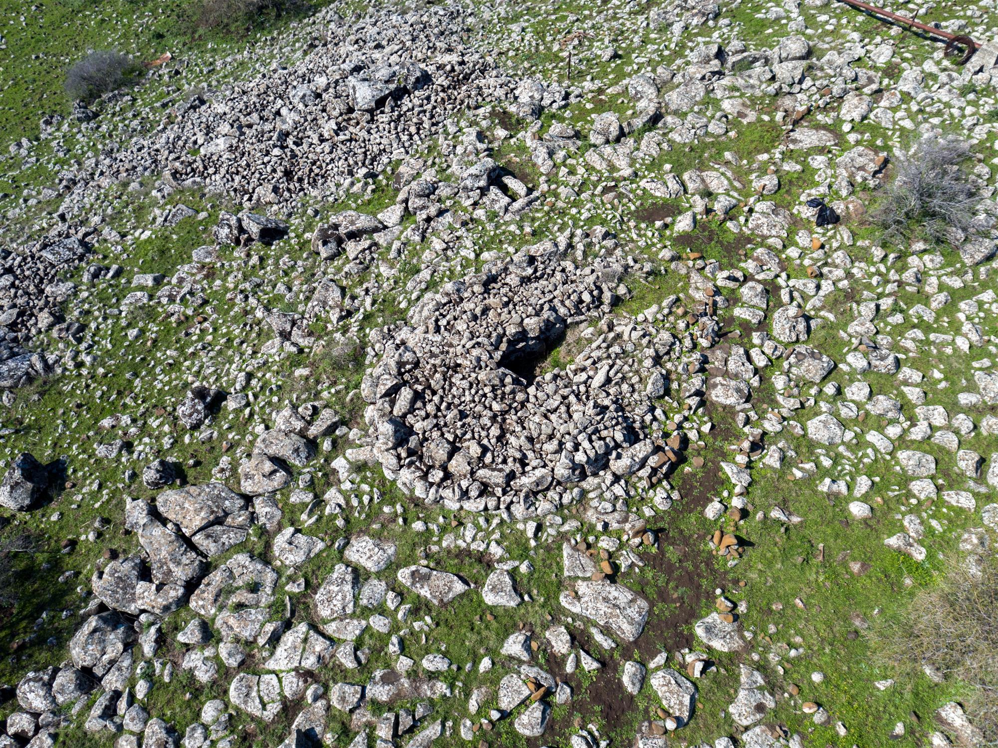 Gran dolmen de Shamir. Fuente: NG/Shmuel Magal, Israel Antiquities Authority Gran dolmen de Shamir. Fuente: NG/Shmuel Magal, Israel Antiquities Authority