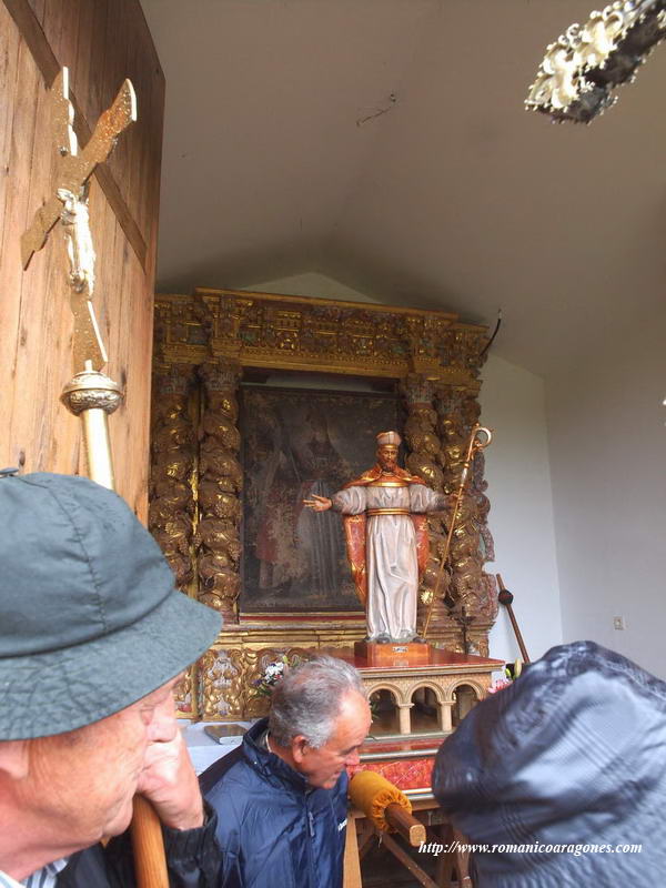 Imagen de varón apostólico San Indalecio conservada en el monasterio de San Juan de la peña, Jaca, Huesca, donde según la tradición fueron trasladados sus restos en el siglo XI desde Urci, Pechina. Fuente: romanicoaragones.com Imagen de varón apostólico San Indalecio conservada en el monasterio de San Juan de la peña, Jaca, Huesca donde según la tradición fueron trasladados sus restos en el siglo XI desde Urci, Pechina