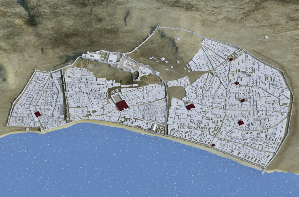 Plano de la Almería andalusí. Fundación Ibn Tufayl Plano de la Almería andalusí. Fundación Ibn Tufayl