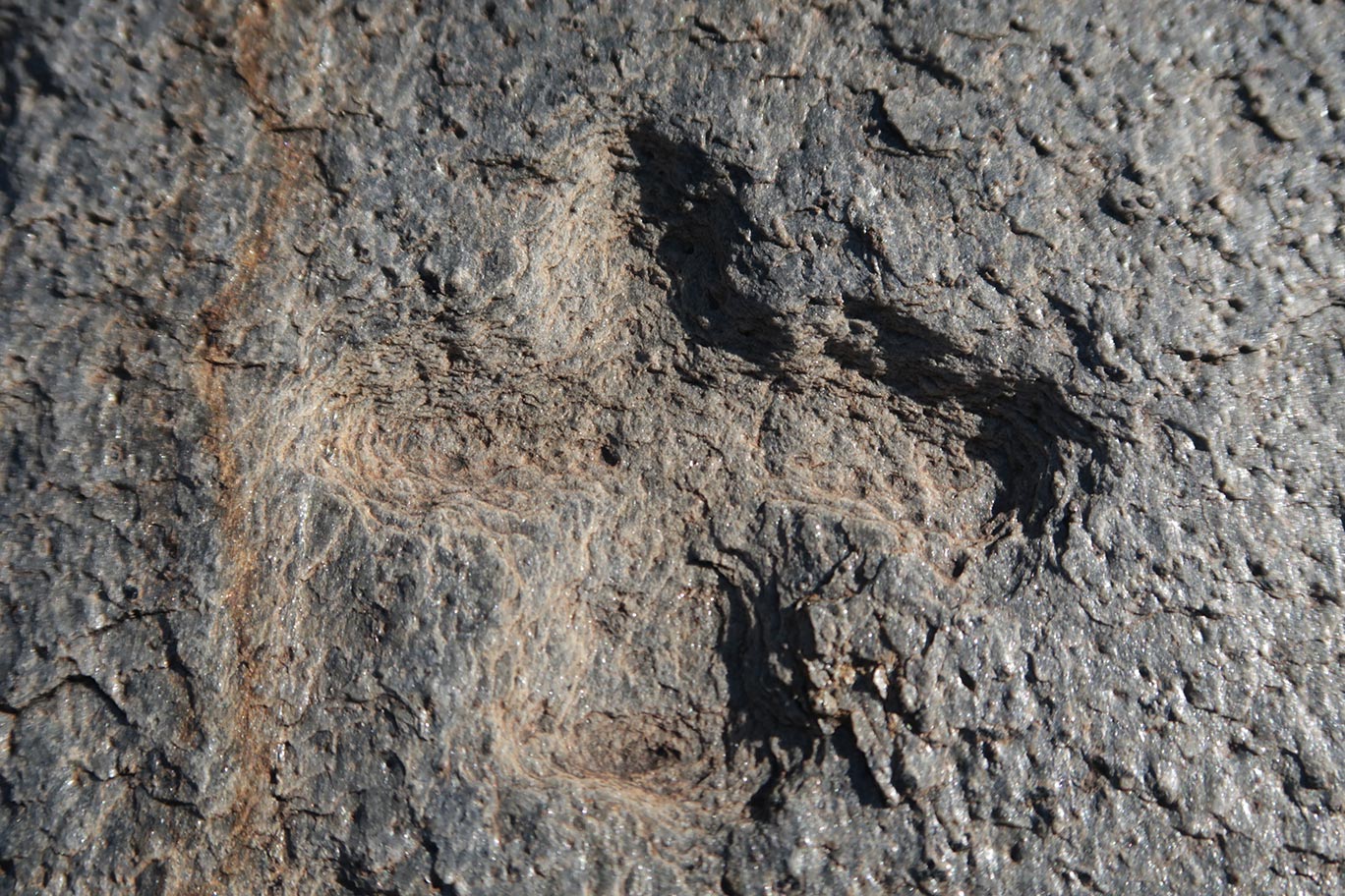 Piedra de Las Pezuñas, necrópolis de Los Milanes, Abla